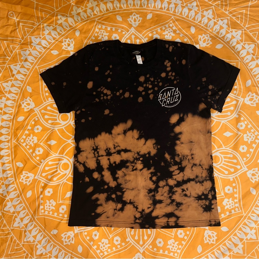 Santa Cruz tie dye graphic t shirt